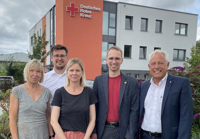 Christoph Sippel beim DRK-Kreisverband