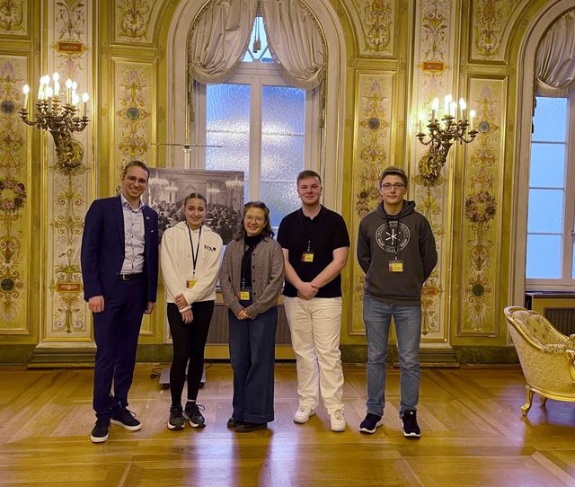 Jugendparlament Melsungen zu Gast im Hessischen Landtag